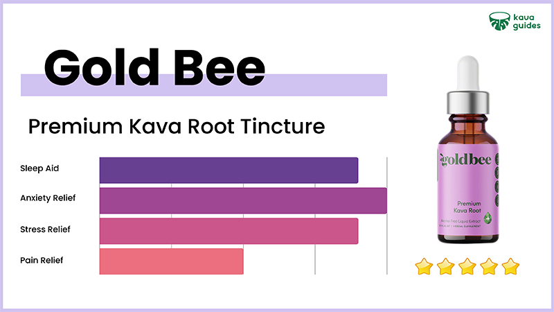 Gold Bee Premium Kava Root Tincture